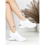 Pantofi Sport Dama cu Platforma BK198 WHITE | OMODA