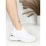 Pantofi Sport Dama cu Platforma BK198 WHITE | OMODA