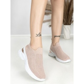Pantofi Sport Dama cu Platforma BK198 PINK | OMODA