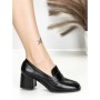 Pantofi cu Toc Gros L72168E BLACK | ABLOOM