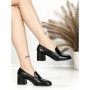 Pantofi cu Toc Gros L72168E BLACK | ABLOOM