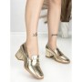 Pantofi cu Toc Gros L72168E GOLD | ABLOOM
