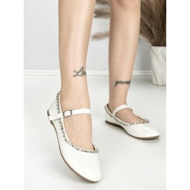 Balerini Dama DH-1136 WHITE | ABLOOM