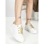 Sneakers Dama HY-285 WHITE-GOLD | ABLOOM