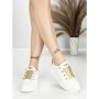 Sneakers Dama HY-285 WHITE-GOLD | ABLOOM