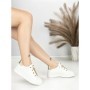Sneakers Dama HY-285 WHITE-GOLD | ABLOOM