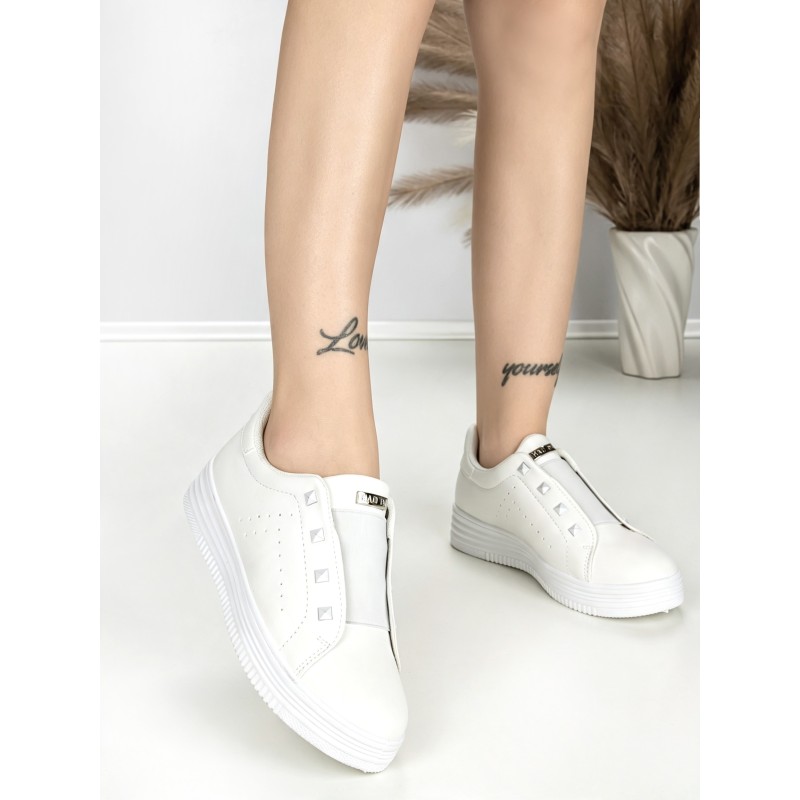 Sneakers Dama HY-285 ALL WHITE | ABLOOM