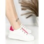 Sneakers Dama HY-285 WHITE-FUCHSIA | ABLOOM
