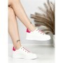 Sneakers Dama HY-285 WHITE-FUCHSIA | ABLOOM