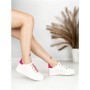 Sneakers Dama HY-285 WHITE-FUCHSIA | ABLOOM