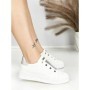 Sneakers Dama HY-285 WHITE-SILVER | ABLOOM