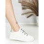 Sneakers Dama HY-285 WHITE-SILVER | ABLOOM