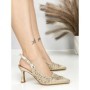 Pantofi Stiletto A7636-5 GOLD | ABLOOM