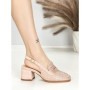 Pantofi cu Toc Gros L8576G PINK | ABLOOM