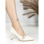 Pantofi Stiletto L6-79-2 WHITE | ABLOOM