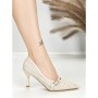 Pantofi Stiletto L6-79-3 KHAKI | ABLOOM