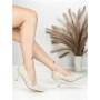 Pantofi Stiletto L6-79-3 KHAKI | ABLOOM