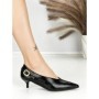 Pantofi cu Toc mic L6-71-1 BLACK | ABLOOM