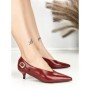 Pantofi cu Toc mic L6-71-4 WINE | ABLOOM