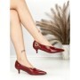 Pantofi cu Toc mic L6-71-4 WINE | ABLOOM