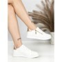 Sneakers Dama BK-56-7 WHITE-CHAMPAGNE | ABLOOM
