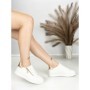 Sneakers Dama BK-56-7 WHITE-CHAMPAGNE | ABLOOM