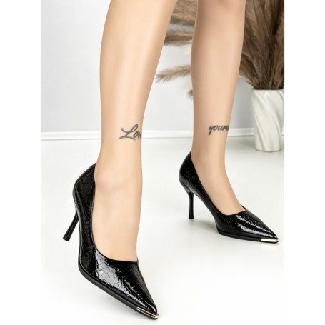 Pantofi Stiletto SY-25 BLACK | ABLOOM