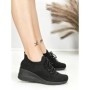 Pantofi Sport Dama cu Platforma P38 ALL BLACK | EMAS