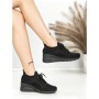 Pantofi Sport Dama cu Platforma P38 ALL BLACK | EMAS