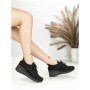 Pantofi Sport Dama cu Platforma P38 ALL BLACK | EMAS