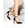 Sandale Dama cu Toc Subtire 6DC7 BLACK | MEI