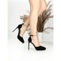 Sandale Dama cu Toc Subtire 6DC5 BLACK | MEI