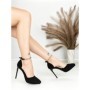 Sandale Dama cu Toc Subtire 6DC5 BLACK | MEI