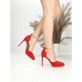 Sandale Dama cu Toc Subtire 6DC5 RED | MEI