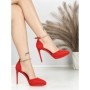 Sandale Dama cu Toc Subtire 6DC5 RED | MEI