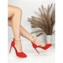 Sandale Dama cu Toc Subtire 6DC5 RED | MEI
