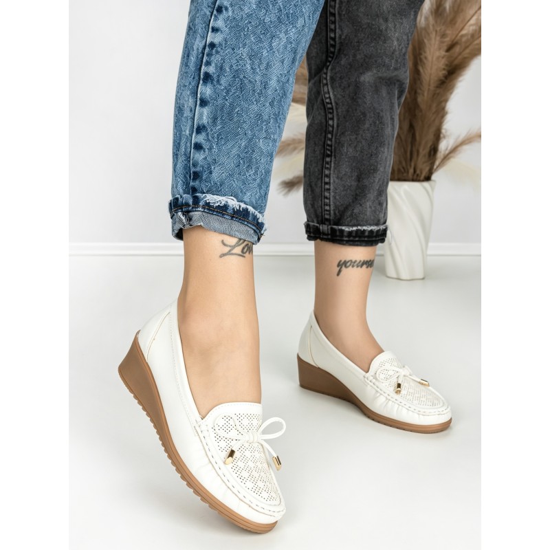 Pantofi Casual Dama JM075 BLANCO | ANNALISE