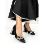 Pantofi cu Toc Gros DD89933 BLACK | ABLOOM