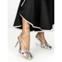 Sandale Dama cu Toc Subtire SY-30 SILVER | ABLOOM