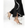 Sandale Dama cu Toc Subtire SY-30 SILVER | ABLOOM