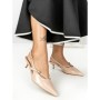 Pantofi cu Toc mic K726 NUDE | ABLOOM