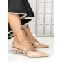 Pantofi cu Toc mic K726 NUDE | ABLOOM