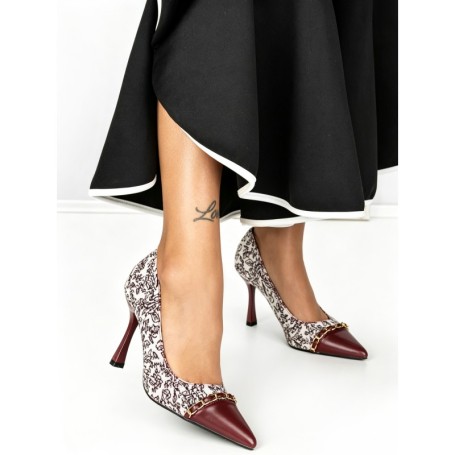 Pantofi Stiletto SY-12 MARRON | ABLOOM