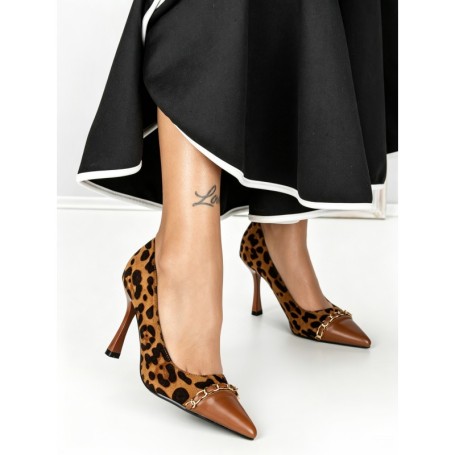 Pantofi Stiletto SY-12 CAMEL | ABLOOM