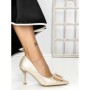 Pantofi Stiletto A7847-1 GOLD | ABLOOM
