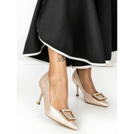 Pantofi Stiletto A7847-1 CHAMPAGNE | ABLOOM