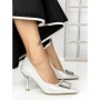 Pantofi Stiletto A7847-1 SILVER | ABLOOM