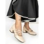 Pantofi cu Toc mic 77-557 BEIGE | CM