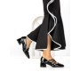 Pantofi cu Toc mic 77-557 BLACK | CM