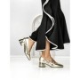 Pantofi cu Toc mic 77-557 GOLD | CM